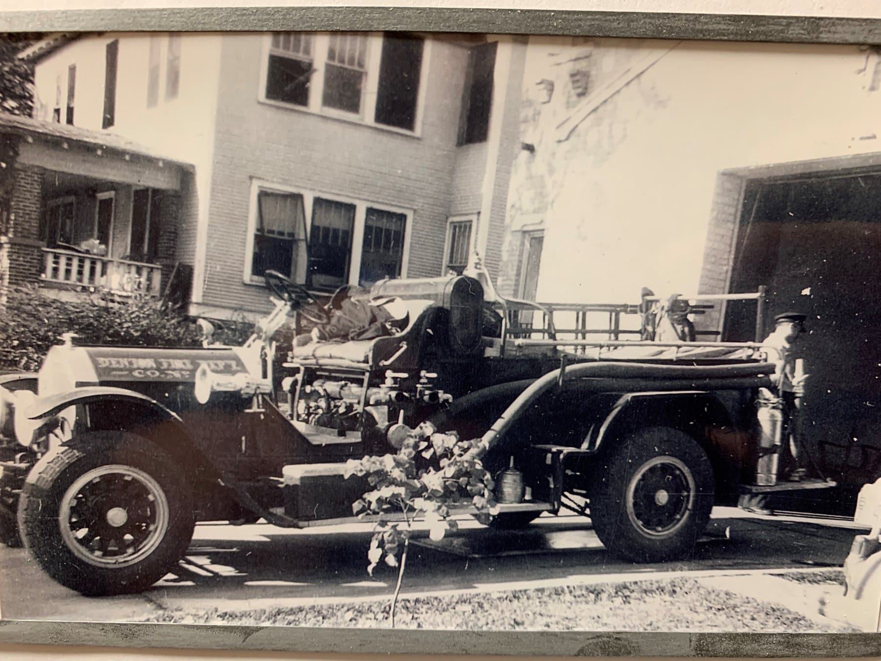 A 1916 LaFrance fire apparatus from Denton Fire history